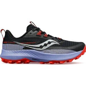 Saucony shoes womens 8 black purple peregrine 13  running workout athletic